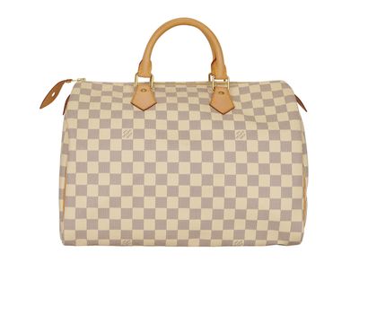 Damier Azur Speedy 35, front view